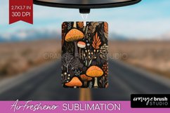 Autumn Forest Air Freshener PNG - Fall PNG Sublimation Product Image 1