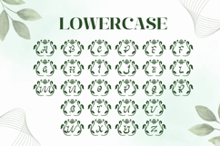 Leaf Crown Monogram | Web Font Product Image 3