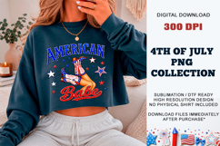 American Babe PNG | 4th of July Sublimation DTF Product Image 4