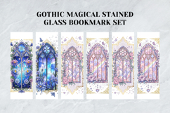 Gothic Magical Stained Glass Bookmark, Mystical Cathedral Product Image 3
