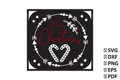 3D Christmas insert card Paper cutting Product Image 3