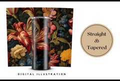 Artistic Flowers Sublimation Design 20 oz, Froral Tumbler Product Image 3