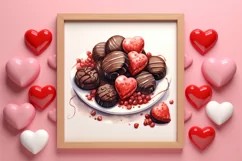Valentines Day Dessert Clipart, Valentines Day PNG Product Image 3