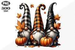 Halloween Gnomes Sublimation - Clipart PNG Design Product Image 1