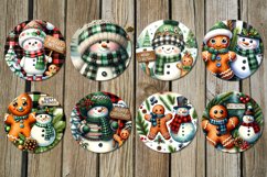 Christmas gingerbread | xmas Car coaster &amp; key chain deisgn Product Image 3