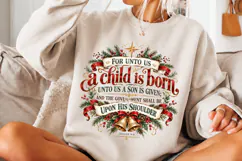 4 Christmas Scripture PNG Designs, 4 Christian Nativity Quot Product Image 3