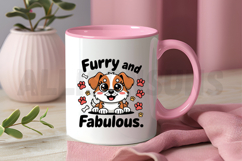 Furry And Fabulous Cute Puppy Illustration For Sublimation Product Image 3