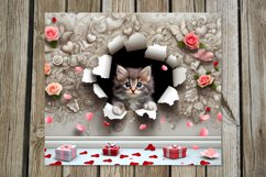 Valentine animals | 4 cat Skinny tumbler designs Product Image 3