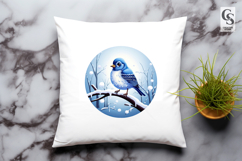 Bluebird Clipart Sublimation PNG Product Image 3