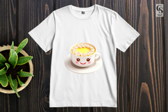 Kawaii Yellow Coffee Mug Cup Clipart Sublimation PNG Product Image 2