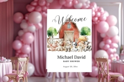 Baby Shower Welcome Sign Template 134 Product Image 1