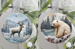 3d Christmas ornament png, 3d Christmas sublimation Product Image 3