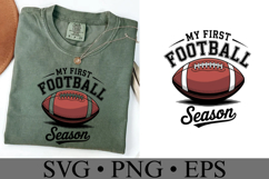 My first Football Season Svg | Game Day Svg | Shirt Svg Product Image 4
