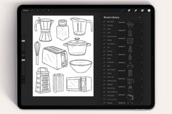 50 Kitchen Procreate Stamps Product Image 2