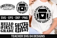 Teacher SVG Design - Kindergarten Teacher Product Image 1