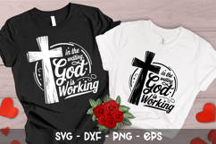 In the Waiting God is Working - Christian SVG Design Product Image 1