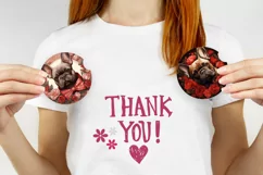 French Bulldog Car Coaster Design, Valentine Dog Sublimation Product Image 3