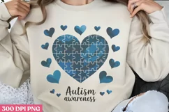 Autism awareness PNG, Autism Sublimation PNG Product Image 3