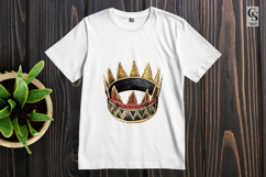 Tribal Royal Crown Clipart Sublimation PNG Product Image 2
