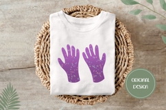 Hand Drawn Rubber Gloves Illustration, Rubber Gloves PNG Product Image 3