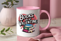 Books Are My Valentine Sublimation PNG Product Image 3
