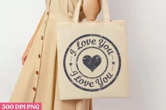 I Love You PNG, Valentines Day Stamps Clipa Product Image 1