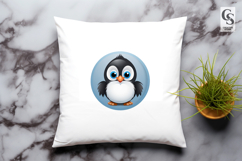 Cute Penguin Clipart Sublimation PNG Product Image 3