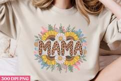 Floral Mama Mom Sublimation PNG Product Image 3