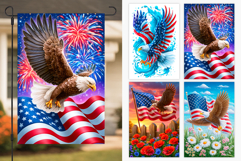 Patriotic Garden Flag Bundle. Patriotic Day Sublimation Product Image 4