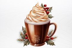 Christmas Hot Cocoa Cup Sublimation PNG Product Image 3