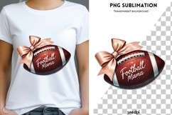 Football mama png design for T-shirts Product Image 3
