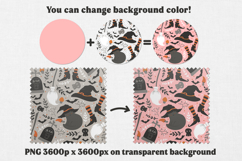 Seamless Halloween Digital Paper, Cute Pattern Design Product Image 3