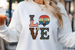 LOVE PNG, Retro Camping Sublimation PNG Product Image 3