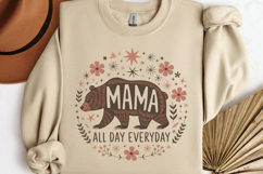 Mama all day everyday PNG, Mothers Day Sublimation PNG Product Image 3