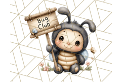 Cute Insects Clipart, Cartoon Bugs, Bug PNG Illustrations Product Image 3