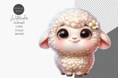 Farm animals clipart, Lamb clipart, Cute animals Product Image 1
