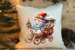 Funny Snowman Sublimation Clipart, Christmas PNG Product Image 3