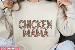 Chicken Mama PNG, Chicken Farm Sublimation PNG Product Image 1