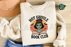 Hot Ghouls Book Club Sublimation PNG Design Product Image 3