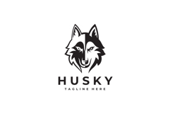 Husky Head Logo Design Vector Illustration Product Image 3