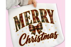 Christmas PNG, Merry Christmas Plaid, Merry Christmas PNG Product Image 1