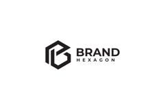 Hexagon Letter B Logo Design Vector Template Product Image 3