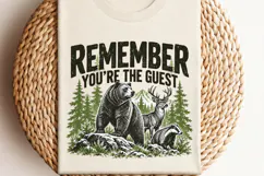Respect Wildlife Nature Quote PNG, Forest Animals Outdoor Lo Product Image 3