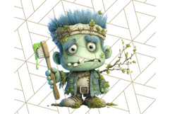 Midnight Monster Camp Out Clipart PNG, Halloween Png Product Image 3