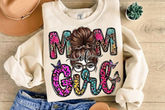 Mom Of Girl PNG sublimation | Mother's Day PNG T-Shirt Product Image 8