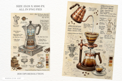 Ephemera Coffee Junk Journal Pages - Junk Journal Pack Product Image 3