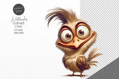 Funny clipart, Bird clipart, Funny bird, Bird sublimation Product Image 1