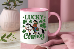 Lucky Cowboy, Howdy St Patrick’s Day Sublimation PNG Product Image 3