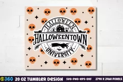 Halloween Tumbler Sublimation Wraps, Tumbler Wrap PNG, Tumb Product Image 3