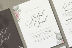 beautiful wedding card invitation set with roses flower Product Image 3